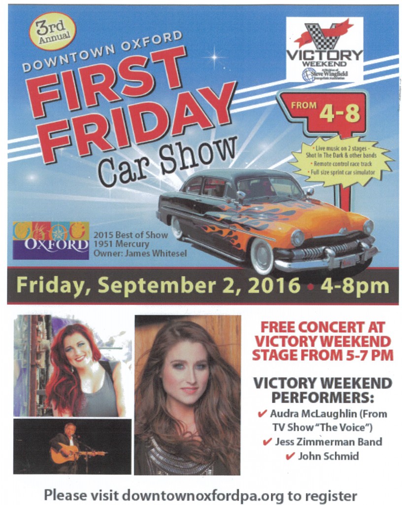 Oxford, Pennsylvania First Friday Car Show