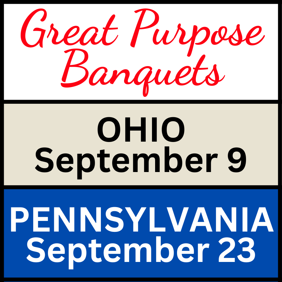 Reserve your seat at our OH or PA banquets!