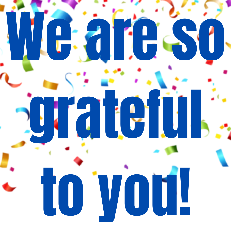 We exceeded our $500,000 matching challenge!